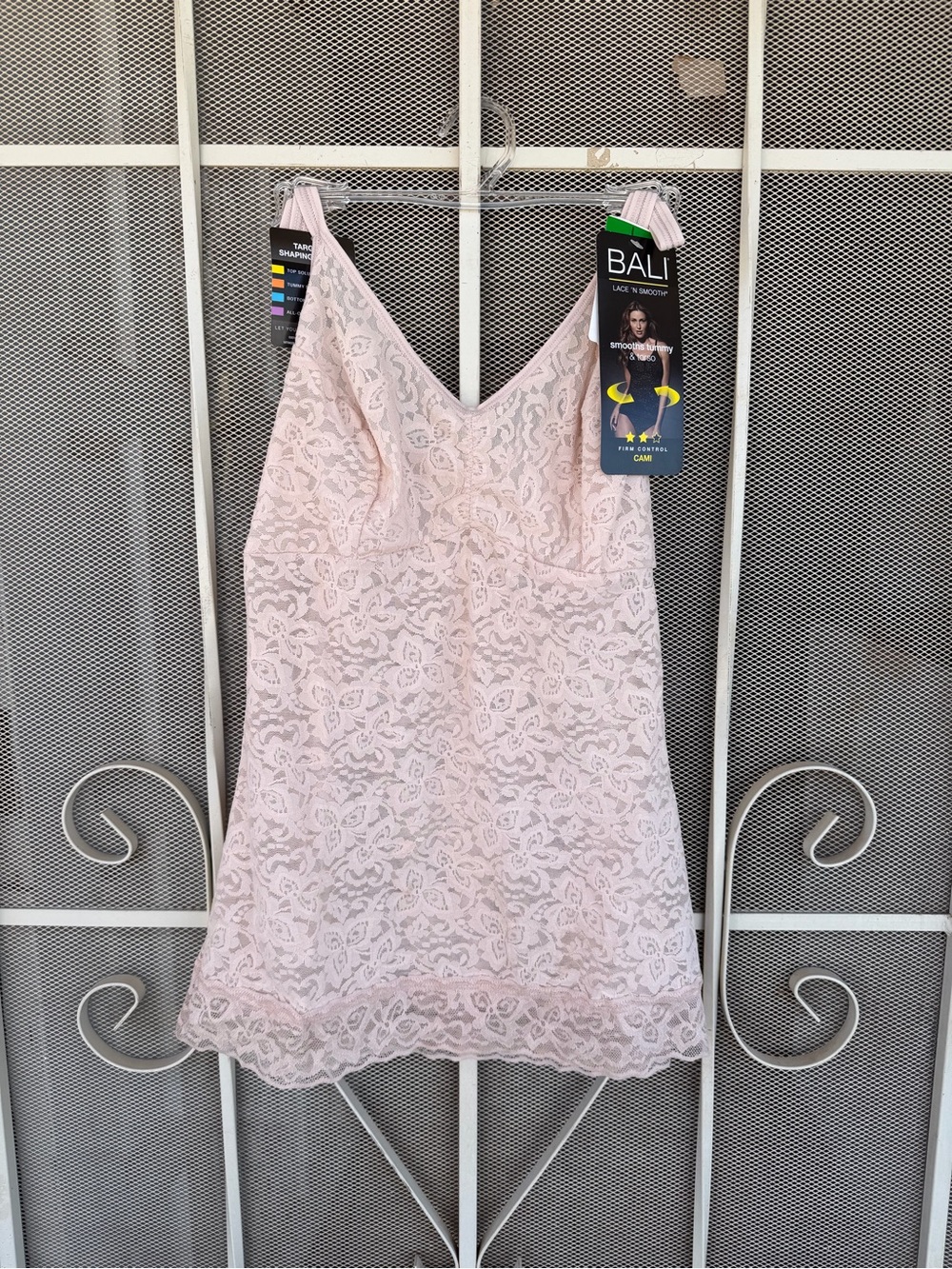 Bali Light Pink beige Lace Chemise Slip
